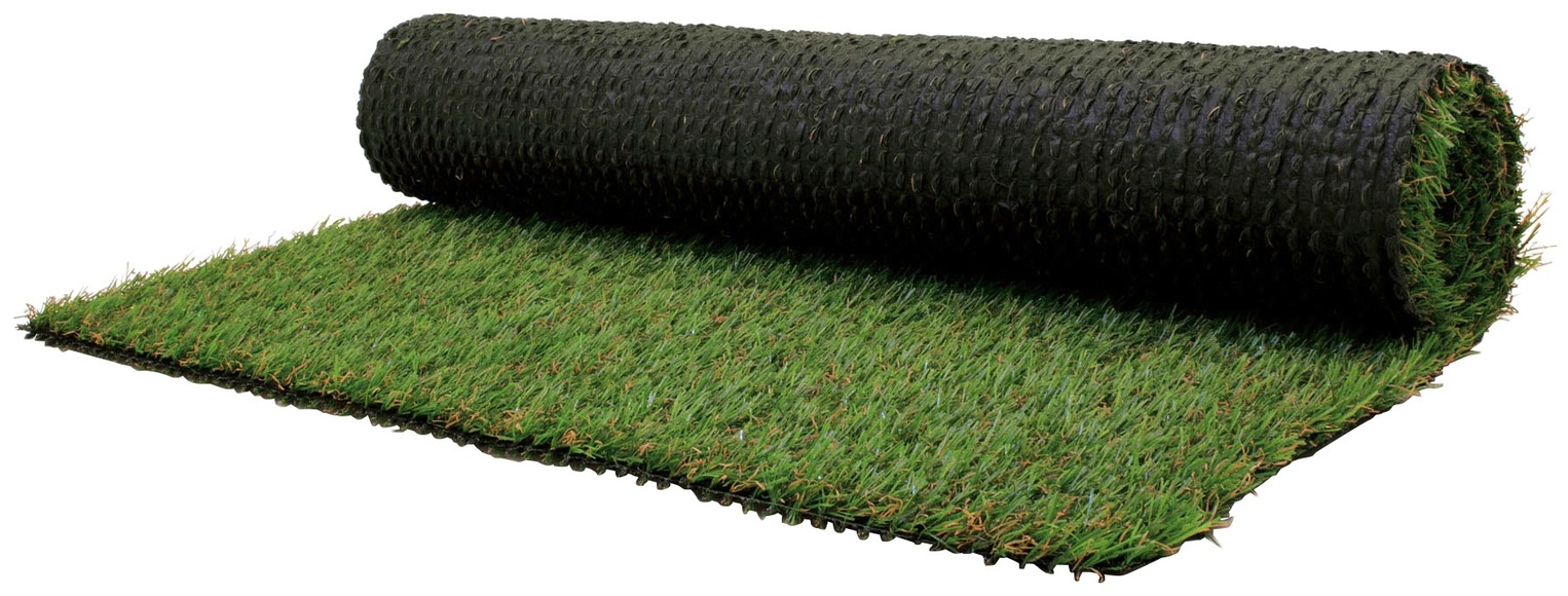 Primaflor-Ideen in Textil Kunstrasen »CAMELLIA«, rechteckig, 18 mm Höhe, Rasenteppich, realistische Optik, mit Drainagefunktion, strapazierfähig, wasserfest, UV-stabil & witterungsbeständig, ideal für Balkon, Terrasse