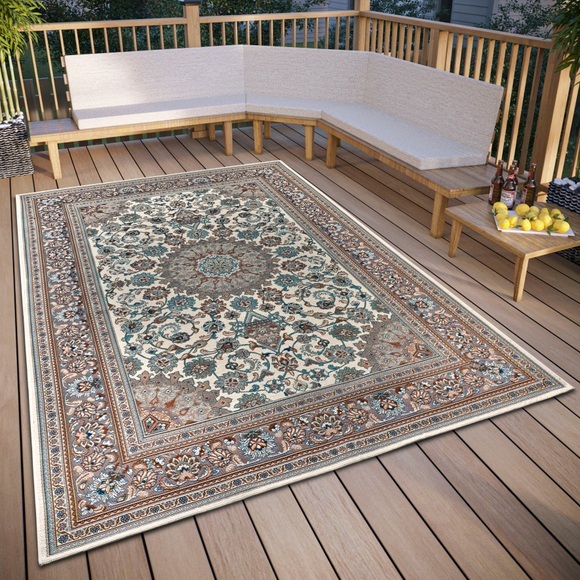 HANSE Home Teppich »Kadi«, rechteckig, In- und Outdoor, Orient-Design, wetterfest, pflegeleicht, robust