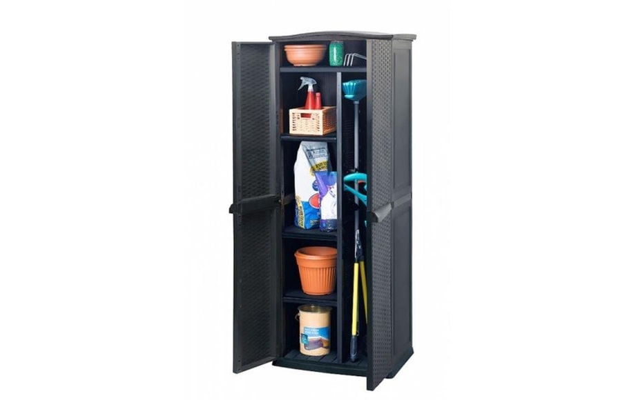 Keter Garten-Geräteschrank »Rattan Schrank Multi-Purpose anthr.«