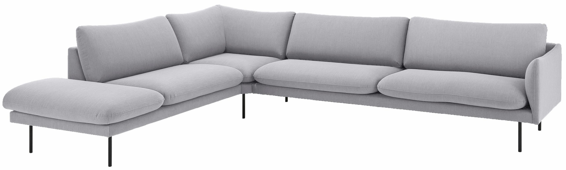 andas Ecksofa »Mavis«, mit Ottomane und losen Sitz- und Rückenkissen, skandinavischer Stil