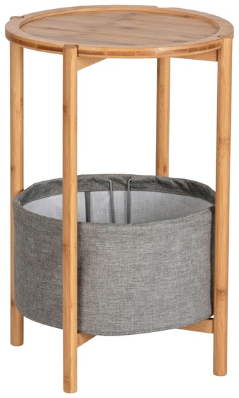 WENKO Beistelltisch »Bahari«, ØxH: 42x60 cm, aus Bambus