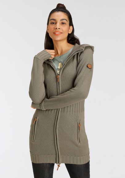 KangaROOS Kapuzenstrickjacke, mit 2-Wege-Reissverschluss & vielen aufwendigen Details - NEUE KOLLEKTION