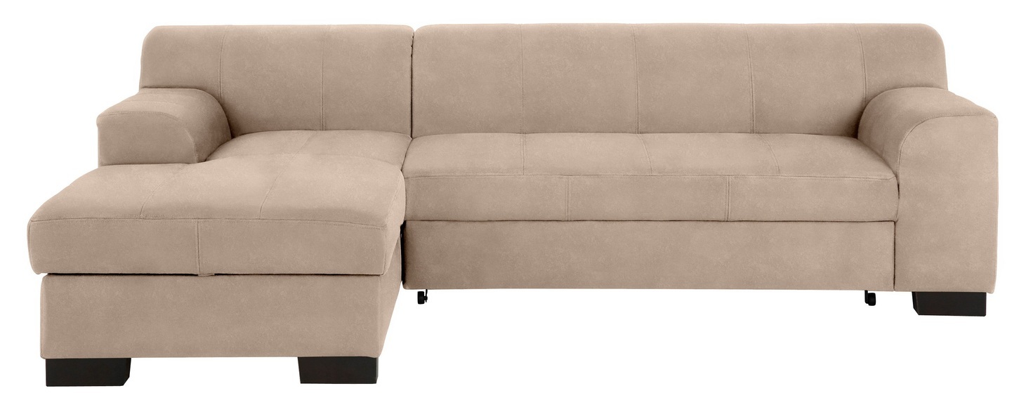 Home affaire Ecksofa »Falk«, mit Federkern und wahlweise mit Bettfunktion