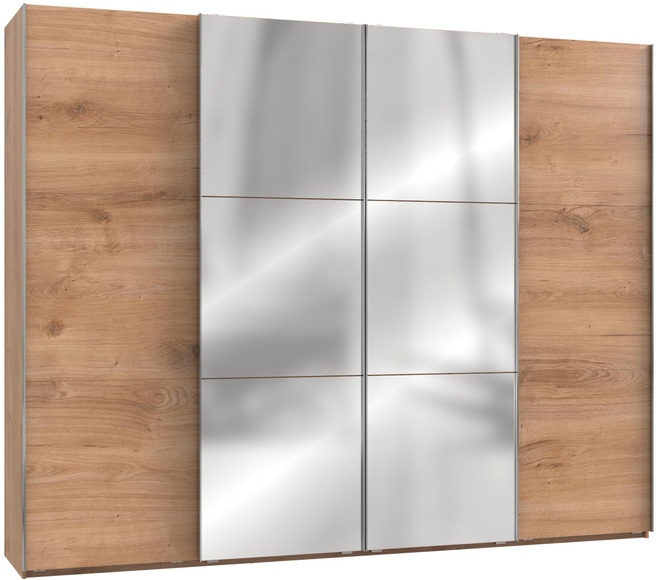 Fresh To Go Schwebetürenschrank »Level«, mit Synchronöffnung