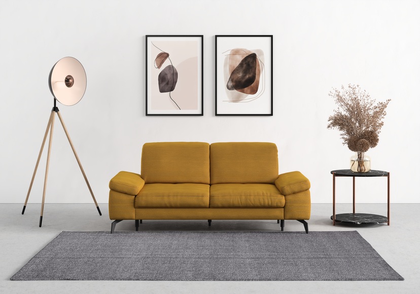 sit&more 2,5-Sitzer »Cabana«, Breite 211 cm, mit oder ohne Sitztiefen-, und Kopfteilfunktion
