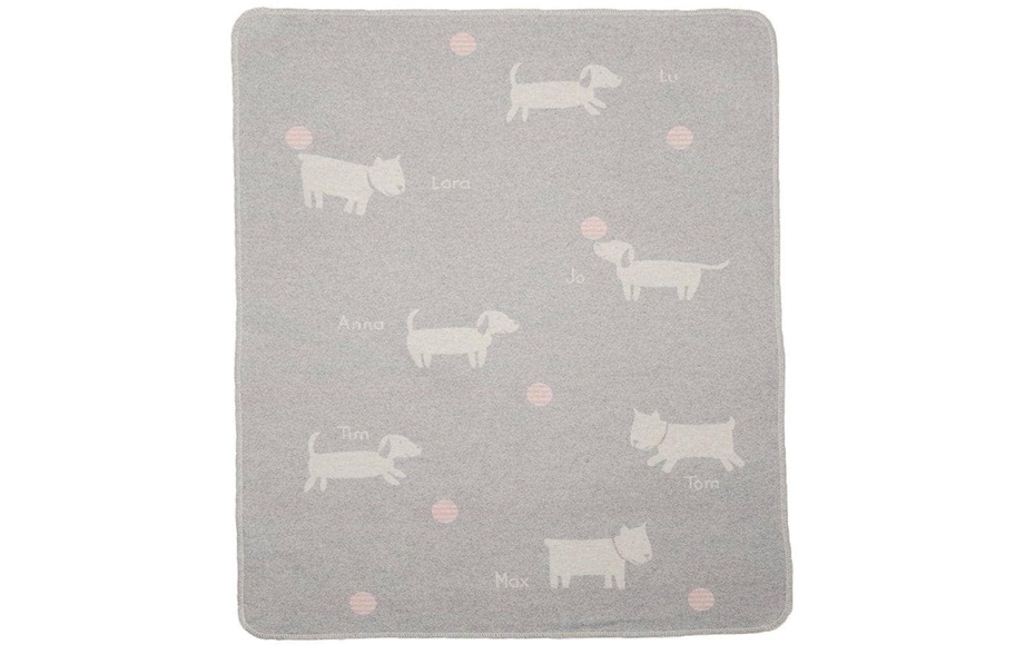 David Fussenegger Textil 71459779 Bettdecke für Babys Grau 70 x 90 cm Junge/Mädchen