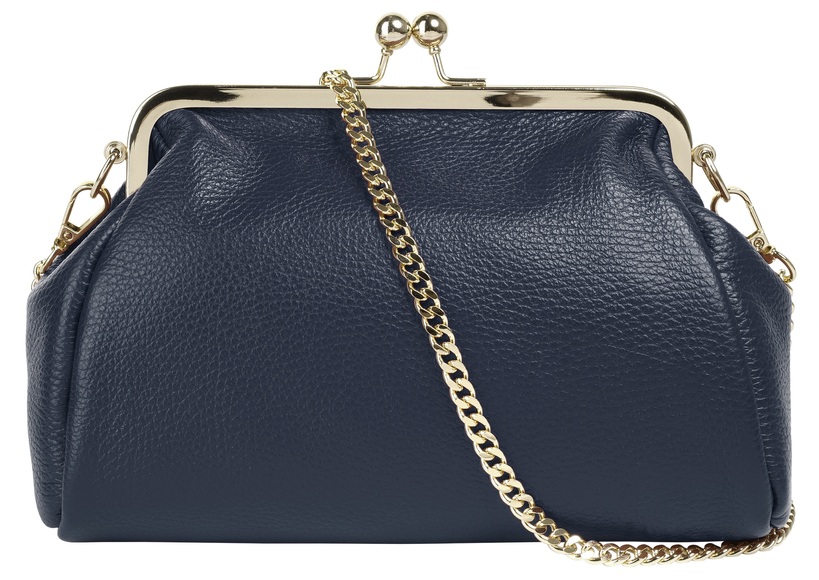 Cluty Abendtasche, (1 tlg.), echt Leder, Made in Italy