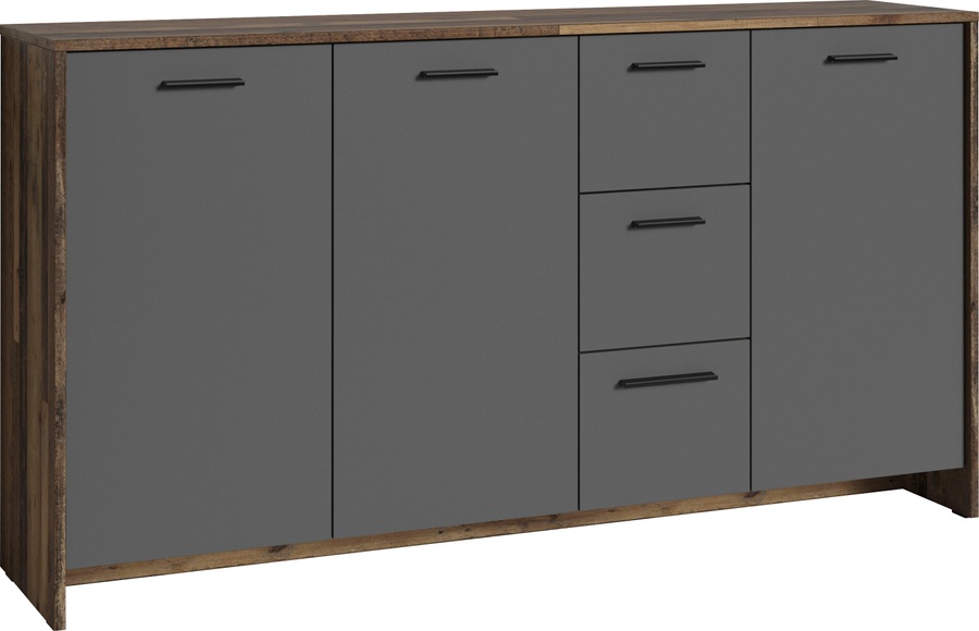 byLIVING Kommode »Ben«, Breite 153 cm, mit 3 Türen und Schubkästen