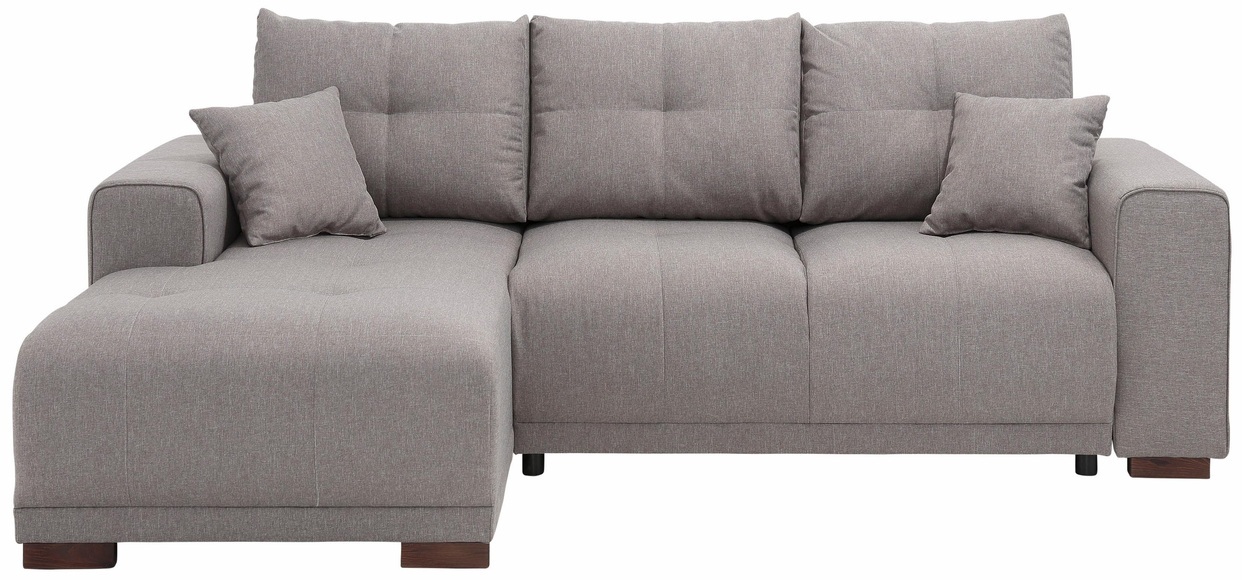 Home affaire Ecksofa »Viborg«, mit Regal in der Armlehne, wahlweise mit Bettfunktion