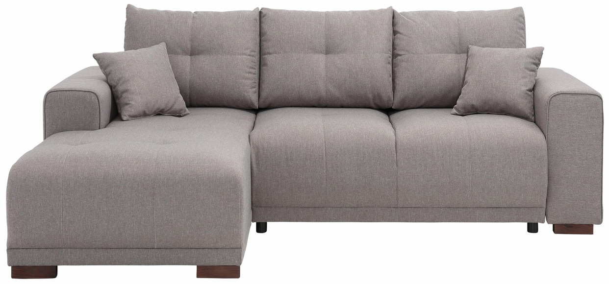 Home affaire Ecksofa »Viborg«, mit Regal in der Armlehne, wahlweise mit Bettfunktion