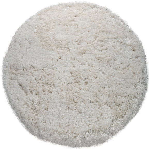 Paco Home Hochflor-Teppich »Akumal 930«, rund, 60 mm Höhe, Shaggy, besonders weich durch Softgarn, Uni-Farben, ideal im Wohnzimmer & Schlafzimmer