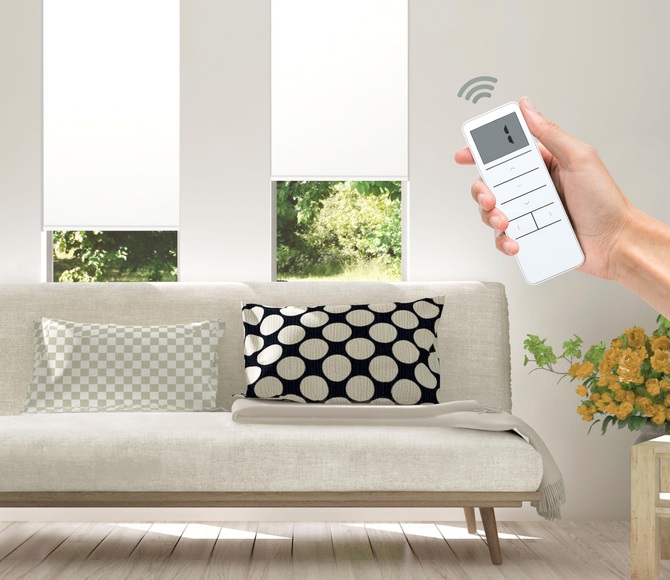Elektrisches Rollo »Vau - SMART HOME«, Good Life, Lichtschutz, ohne Bohren