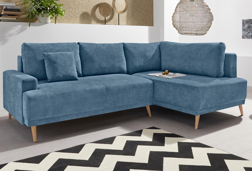 INOSIGN Ecksofa »Wien«, mit Bettfunktion und Bettkasten