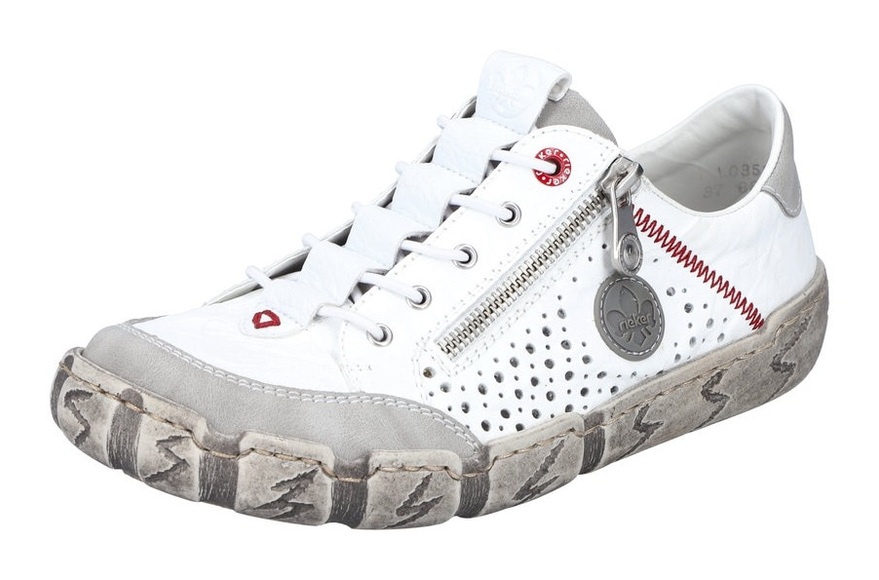 Rieker Slip-On Sneaker, mit Sohle im Used-Look
