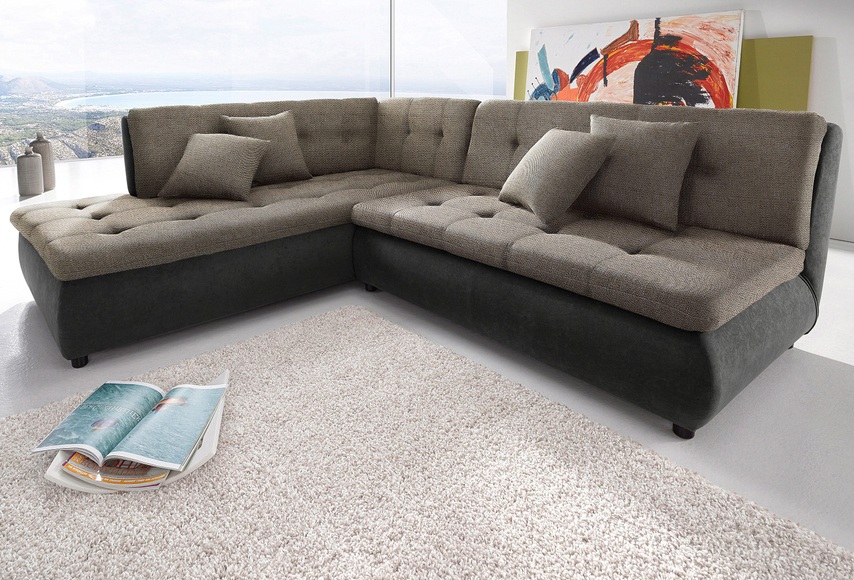 Trendfabrik Ecksofa, wahlweise mit Bettfunktion