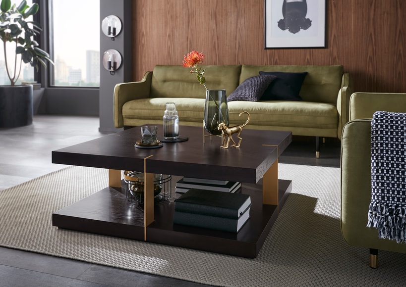 Places of Style Couchtisch »Verrazzano«, in unterschiedlichen Farben und Grössen erhältlich, aus Holz und Metall gefertigt