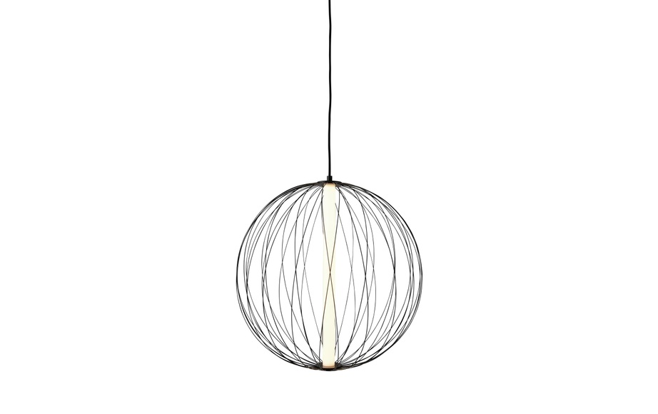 LED-Hängeleuchte Atomic mit variierbarem Schirm