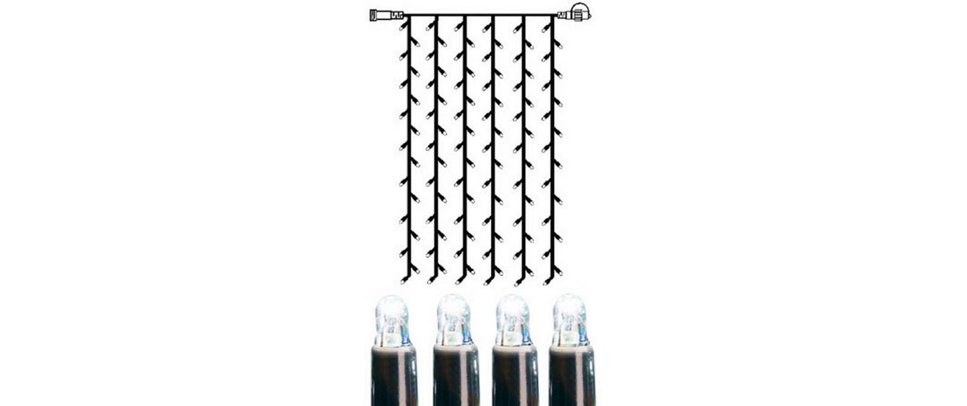 STAR TRADING LED-Lichtervorhang »Trading Lichtervorhang-System«, 102 St.-flammig