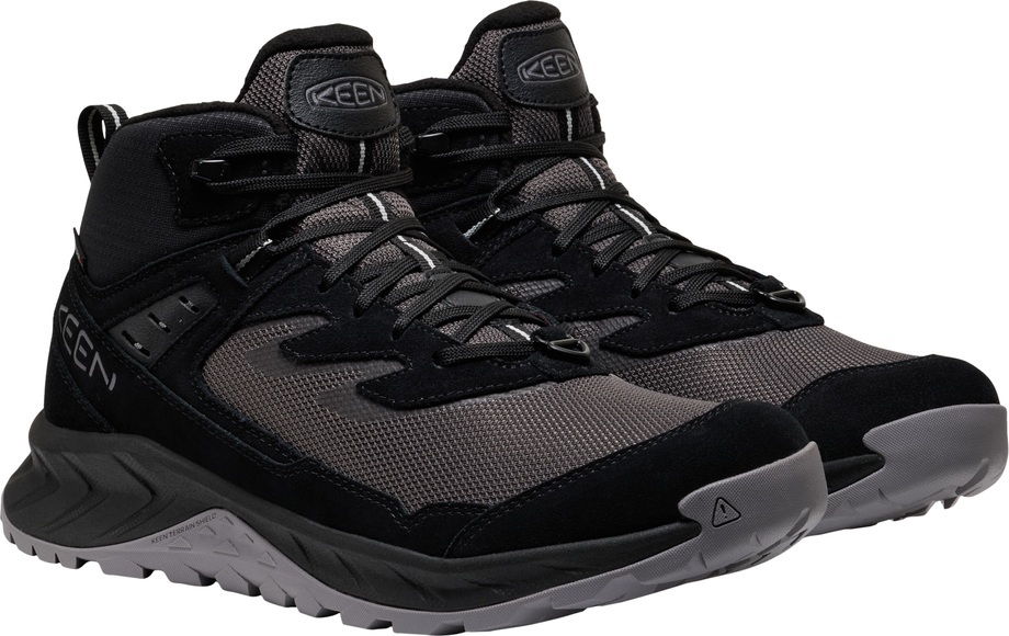 KEEN M Hightrail Mid Polar Winterschuhe Herren, black/steel grey, Grösse: 42