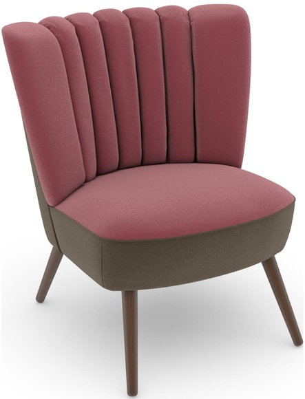 Max Winzer® Sessel »build-a-chair Aspen«, im Retrolook, zum Selbstgestalten
