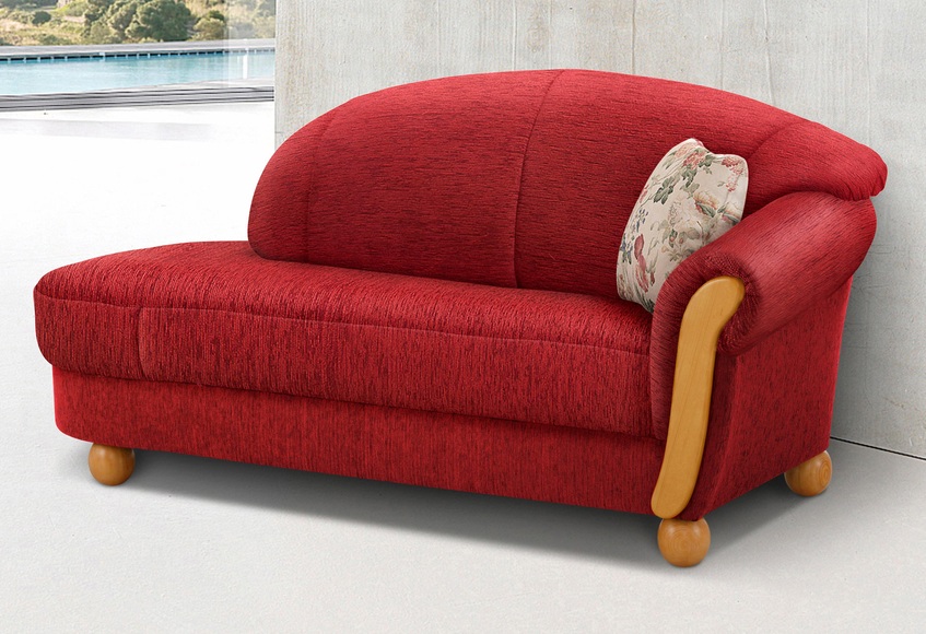 Home affaire Ottomane »Milano, bequemes solitär Sofa im Landhaus-Stil, B/T/H 181/79/83cm«