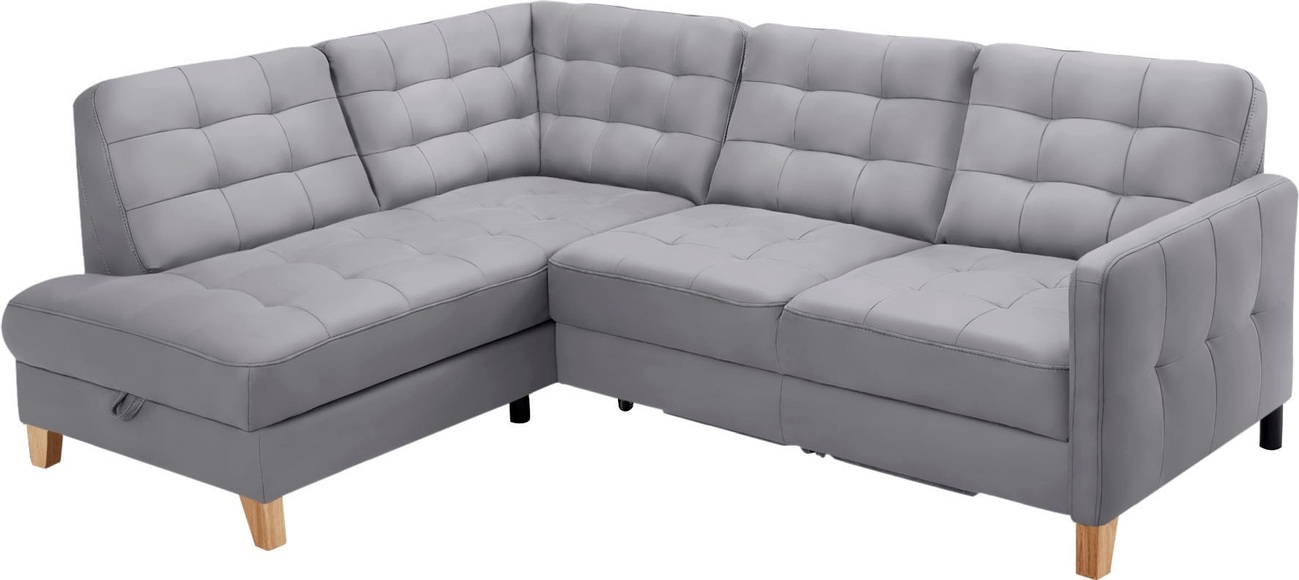 exxpo - sofa fashion Ecksofa »Elio«, wahlweise mit Bettfunktion und Bettkasten, in vielen Bezugsqualitäten