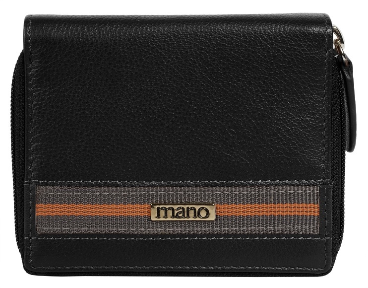 MANO Geldbörse, (1 tlg.), echt Leder