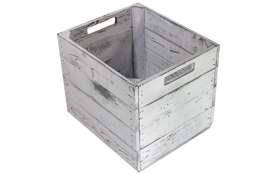 HOLZ ZOLLHAUS Holzkiste VINTAGE SHABBY