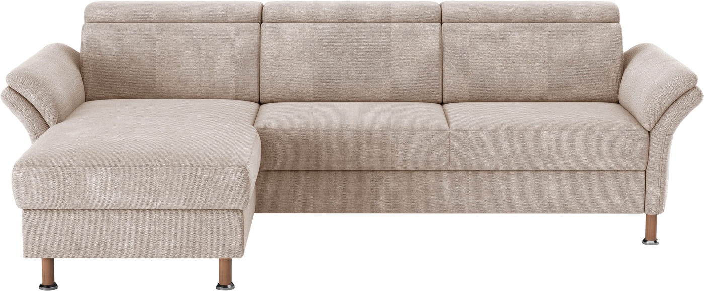 Home affaire Ecksofa »Calypso L-Form« mit motorischen Funktionen im Sofa und Recamiere
