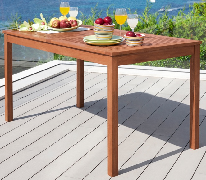 MERXX Gartentisch »Montana«, Eukalyptusholz, braun