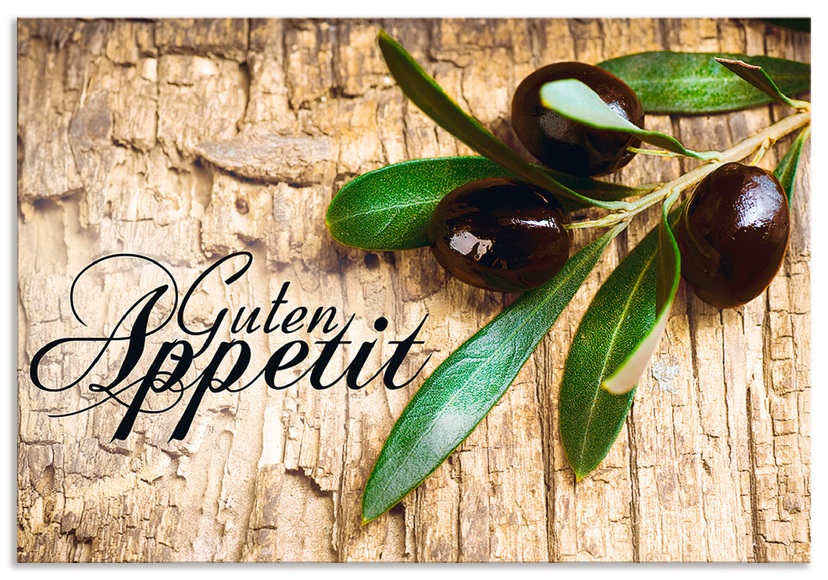 Artland Küchenrückwand »Oliven Guten Appetit«
