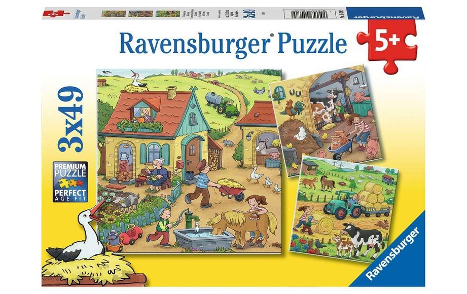 Viel los auf dem Bauernhof (Kinderpuzzle)