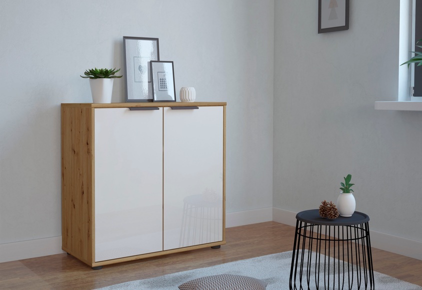 WIEMANN Kommode »Monaco«, mit Glasfront, vormontiert