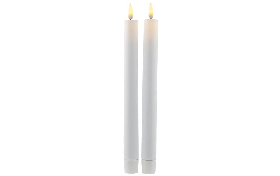 Sirius - LED-Stabkerzen Set Sille 2 Stück, Weiss