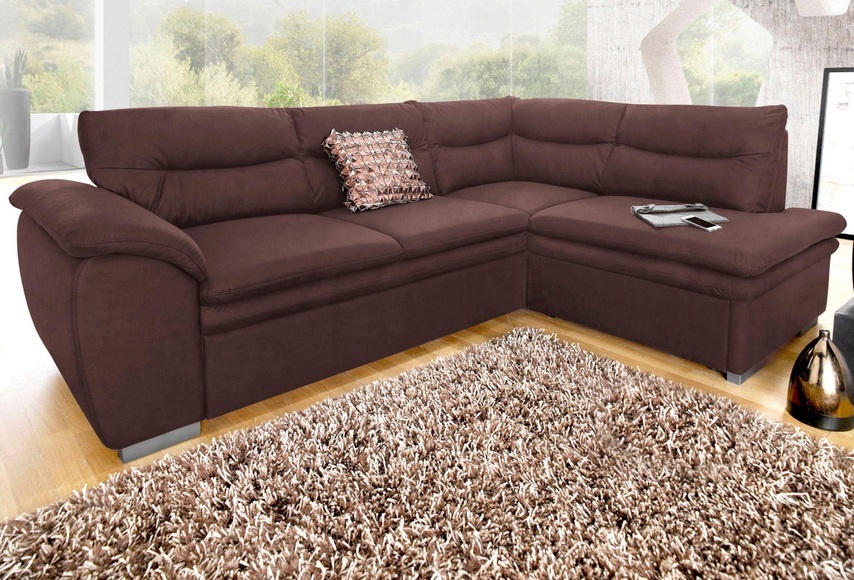 COTTA Ecksofa, wahlweise mit Bettfunktion und Bettkasten