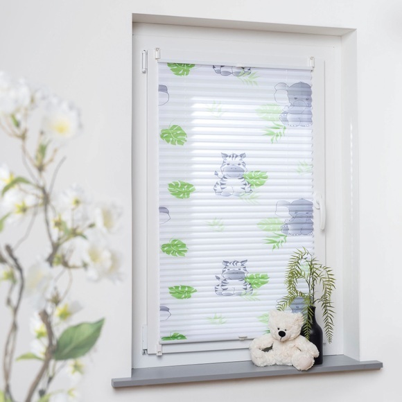 Liedeco Plissee »Hanni & Luc«, Klemmfix, Kinderzimmermotiv