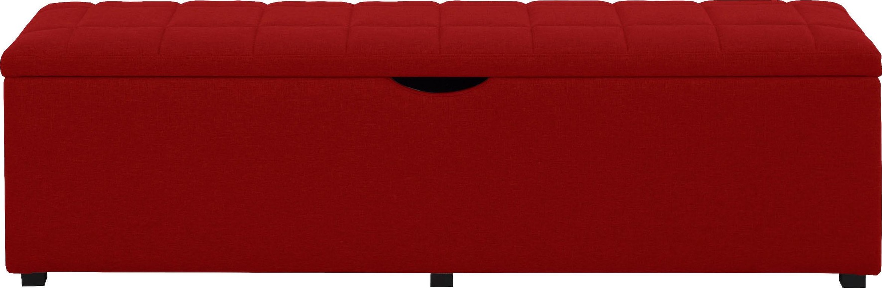 Places of Style Hockerbank »Checked«, mit Stauraum, Breite 120 cm und 160 cm, auch als Garderobenbank oder Bettbank geeignet