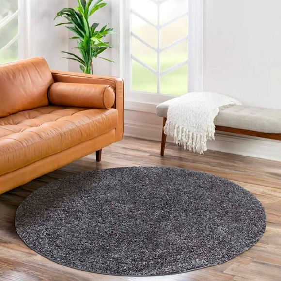 Carpet City Hochflor-Teppich »City Shaggy«, rund, 30 mm Höhe, Teppich Einfarbig Uni, besonders flauschig-weich, ideal für Wohnzimmer & Schlafzimmer
