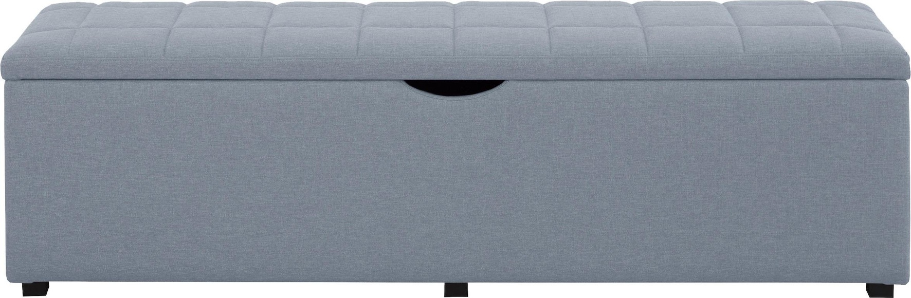 Places of Style Hockerbank »Checked«, mit Stauraum, Breite 120 cm und 160 cm, auch als Garderobenbank oder Bettbank geeignet