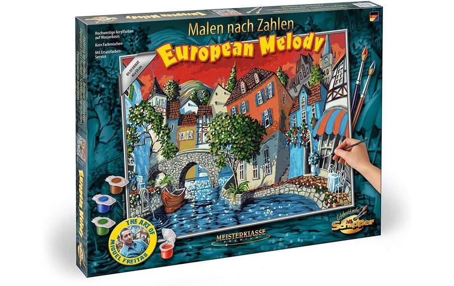 Schipper 609130821 - Malen nach Zahlen, The European Melody, 40 x 50 cm