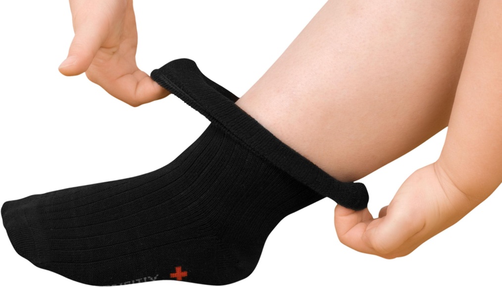 FußGut – XL Bequemsocken schwarz 002