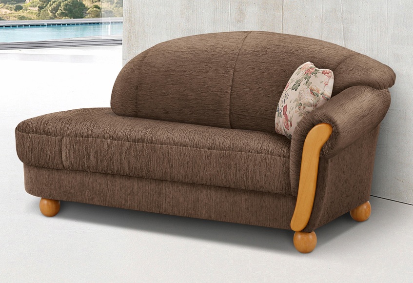 Home affaire Ottomane »Milano, bequemes solitär Sofa im Landhaus-Stil, B/T/H 181/79/83cm«