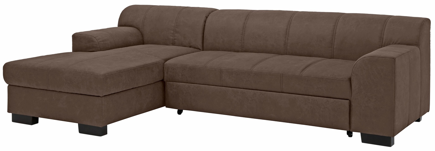 Home affaire Ecksofa »Falk«, mit Federkern und wahlweise mit Bettfunktion und Bettkasten