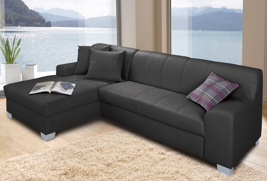 INOSIGN Ecksofa, wahlweise mit Bettfunktion