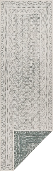 White Label - Wendeteppich In-& Outdoor - 80 x 250 cm; - Grün