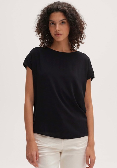 OPUS Blusenshirt »Skita«, im edlen Material-Mix
