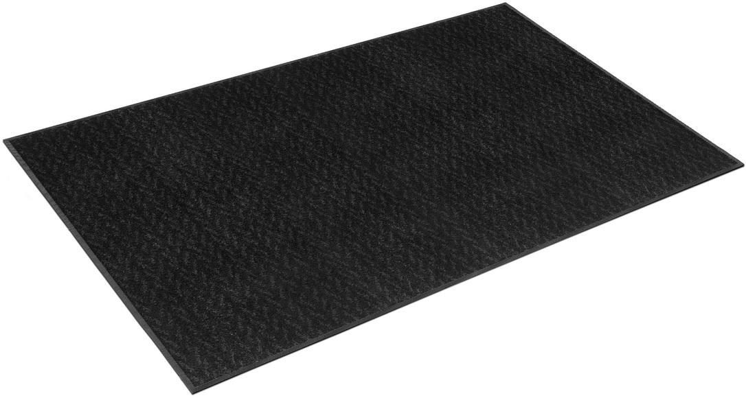 wash+dry by Kleen-Tex Teppich »Duo Charcoal«, rechteckig, 9 mm Höhe, rutschhemmend, In- und Outdoor geeignet, waschbar