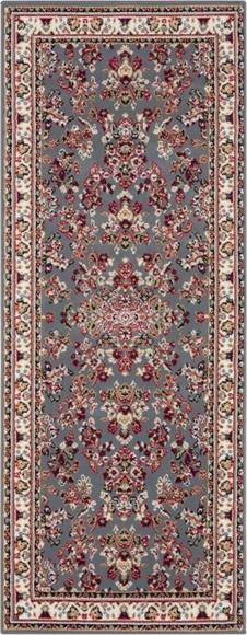 DELAVITA Teppich »Halton«, rechteckig, 8 mm Höhe, Kurzflor, Vintage Design, Orient Optik, Wohnzimmer, Schlafzimmer, Arbeitszimmer, Robust, Pflegeleicht, Gekettelt