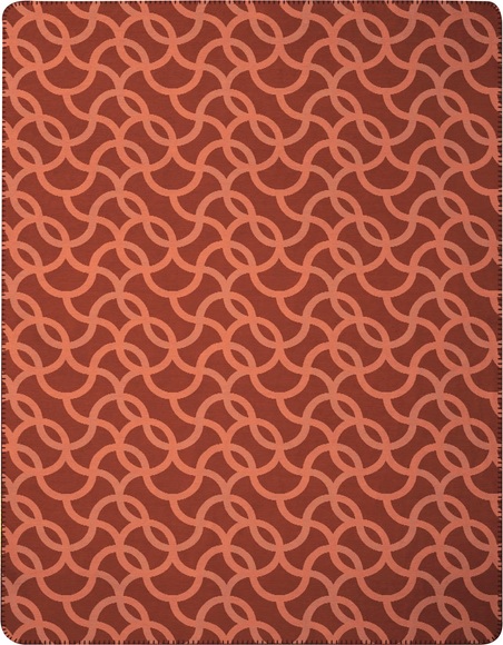Wohndecke 'Rings' biederlack Terracotta