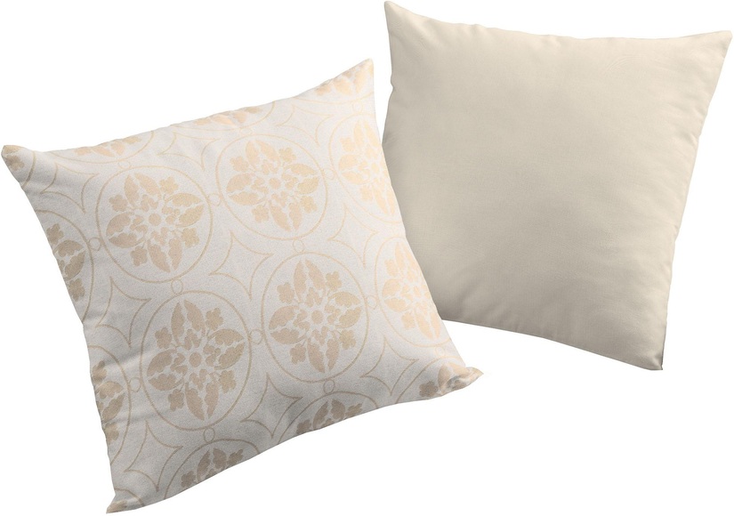 Adam Elements - ADAM - Kissenbezug Romantic Puligny 50 cm x 50 cm, Beige